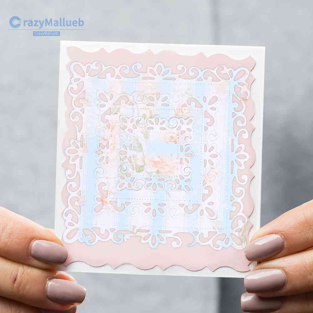 Khuôn Cắt Giấy Kim Loại Hình Khung Tròn Độc Đáo