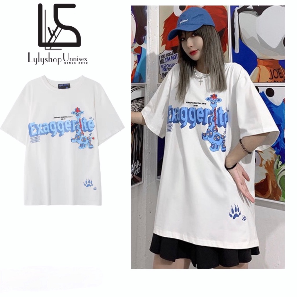 Áo phông tay lỡ LylyshopUnisex, kiểu áo phông vải thun cotton co dãn oversize form rộng dành cho nam nữ | BigBuy360 - bigbuy360.vn