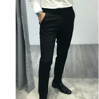 Quần âu nam cao cấp hàn quốc Quần Âu nam Đen LQA002