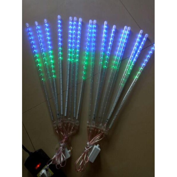 ĐÈN NHÁY LED HÌNH ỐNG SAO BĂNG [HỘP 8 ỐNG 50 CM]