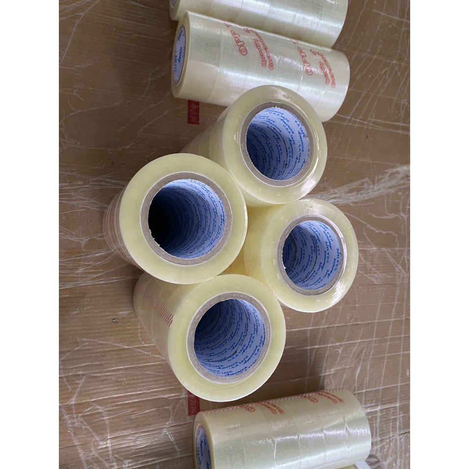 Băng keo trong 200y đủ nhiều keo 1 cuộn 5 phân!