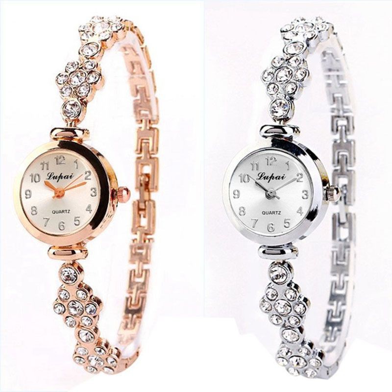 📣📣Geneva Women Fashion Quartz Bracelet Watch Crystal Watch Jamtangan