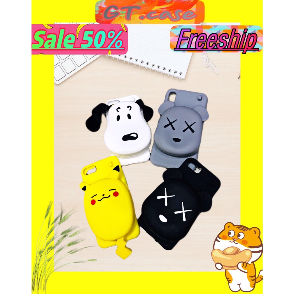 Mẫu Hình Thú Dạng Ví Kèm Dây Đeo iPhọne 6/6plus/6s/6splus/7/7plus/8/8plus/x/xr/xs/11/12/pro/promax