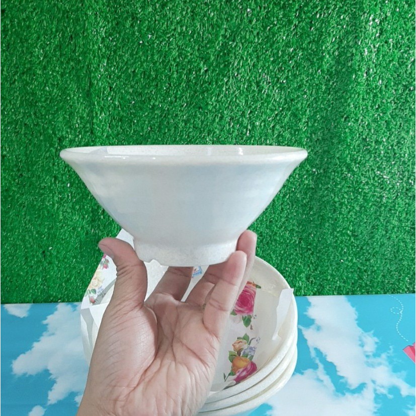 Tô nhựa melamine X16,17,18 ,vân đá trắng nhà hàng sang trọng - Cao Cấp