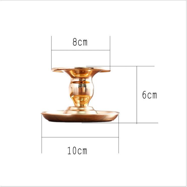 Chân cắm nến đồng loại chân cắm đơn