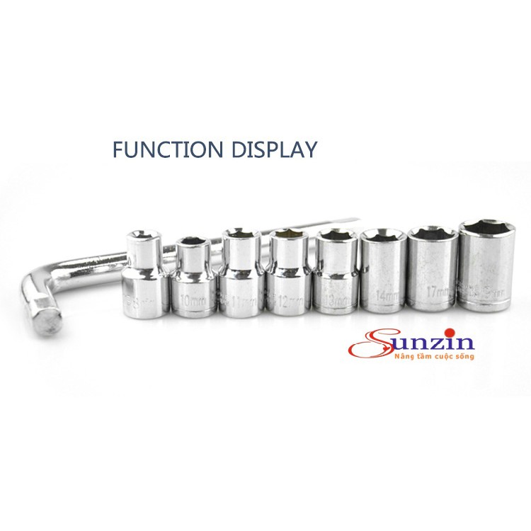Bộ tuýp mở ốc chữ L và 8 đầu tiện dụng - HV Store 993