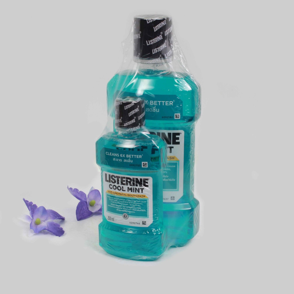 COMBO 2 CHAI NƯỚC SÚC MIỆNG LISTERINE 750ML+ 250ML -  Thái Lan