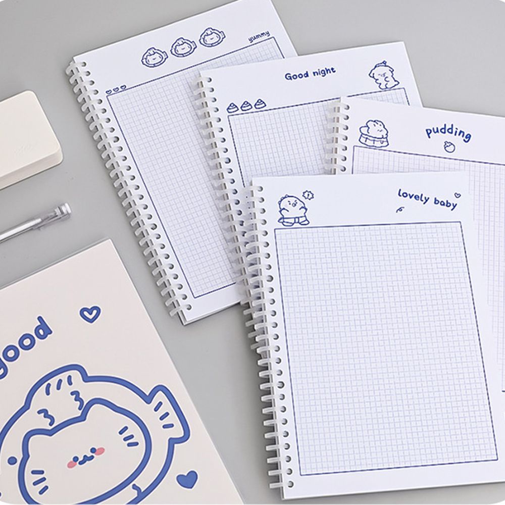 Sổ tay 30 trang bìa PVC dạng lưới B5 có thể tháo rời tiện dụng