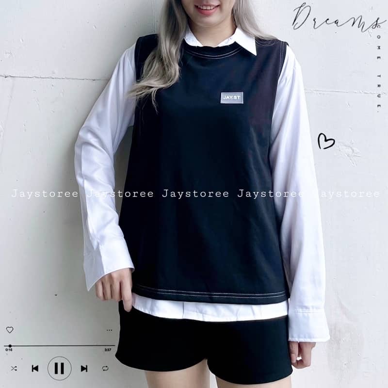 Gile viền chỉ logo JAY- Nam nữ unisex - Jaystoree2
