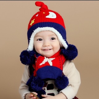 Set khăn kèm mũ cho bé KACAKID