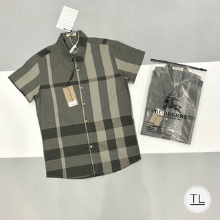 Sơ mi ngắn tay nam bbr kẻ nhiều màu, chất cotton không xù bai nhão, đủ size 40-75kg