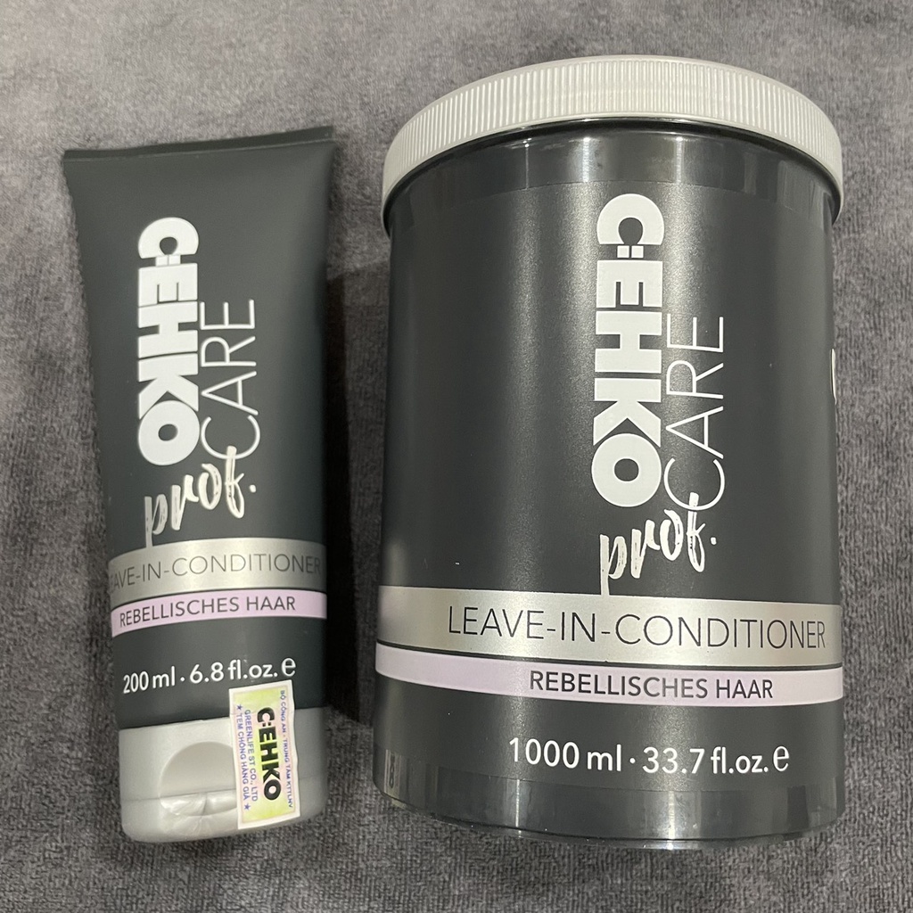 Dầu xả khô dưỡng ẩm cho tóc uốn Cehko Prof Leave In Conditioner 1000ml ( NEW )