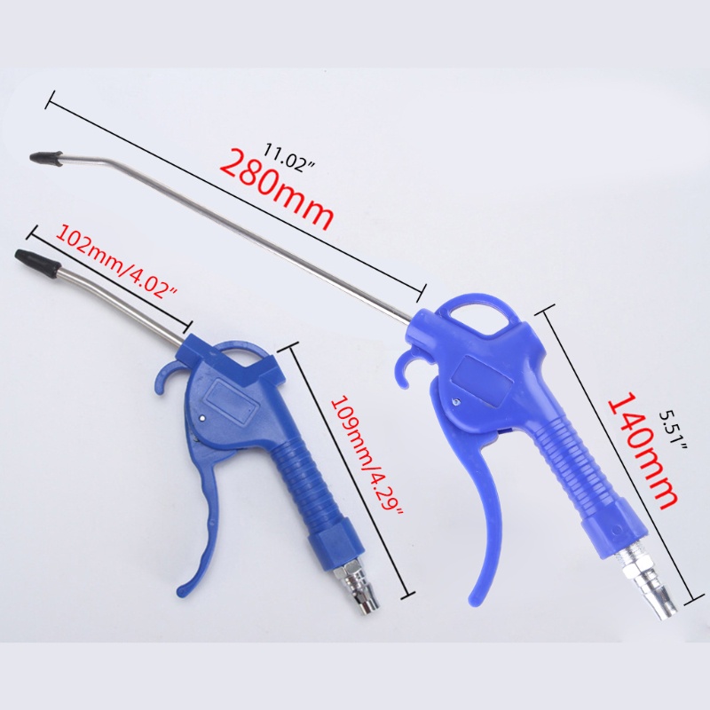 Súng thổi bụi làm sạch với vòi phun 105mm/ 260mm tiện dụng