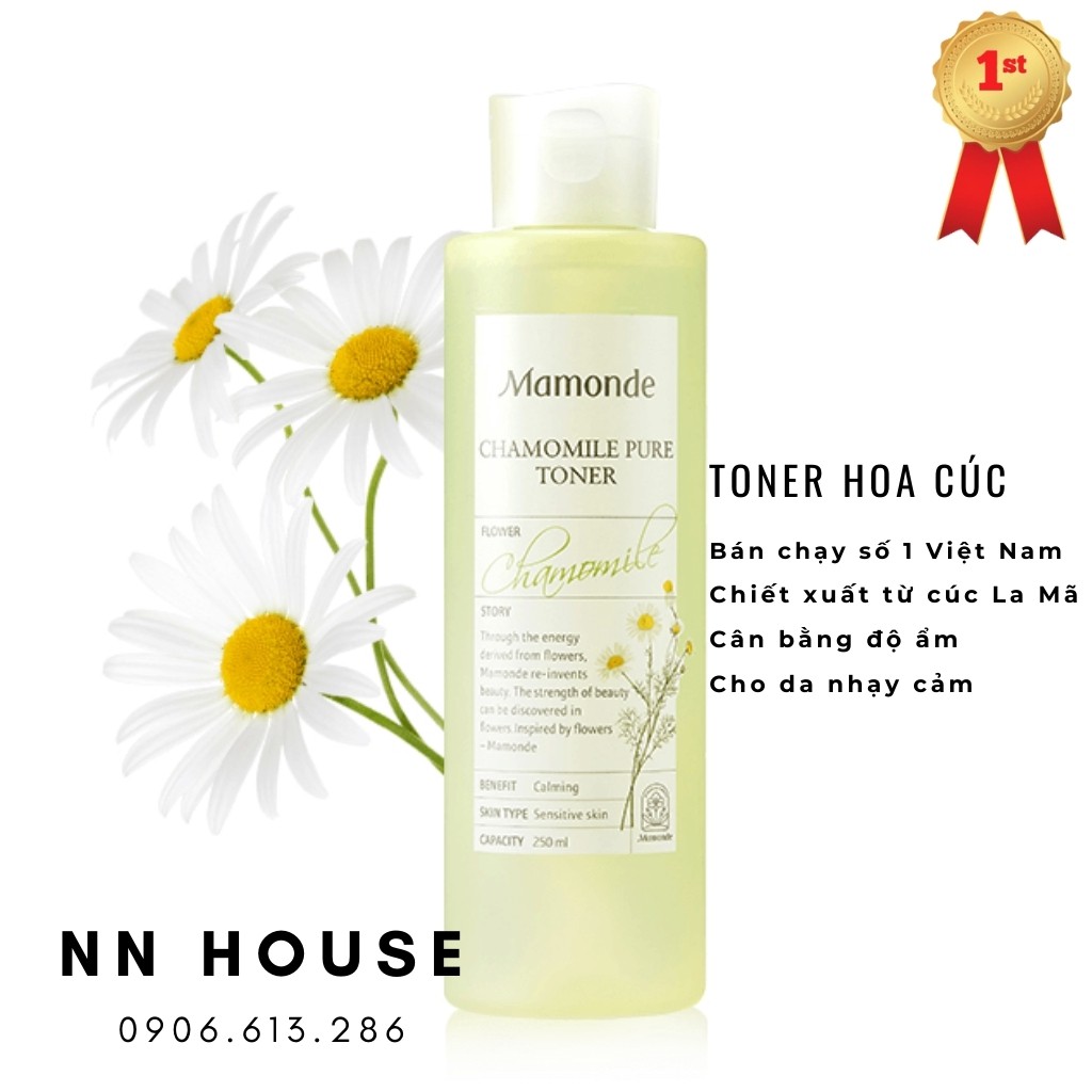 Toner hoa cúc Mamonde Chamomile Pure 250ml Hàn Quốc – NN HOUSE