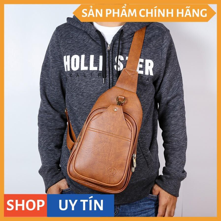 Túi Đeo Chéo Trước Ngực 4U Da Tổng Hợp Cá Tính BA417 | BigBuy360 - bigbuy360.vn