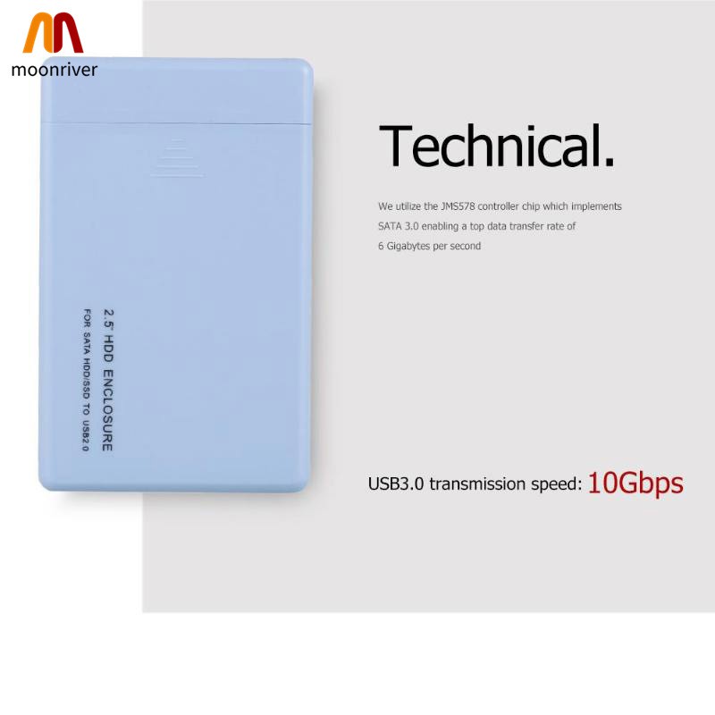 Hộp Đựng Ổ Cứng Ngoài 2.5inch Usb 2.0 Sata Ssd Cho Windows Macos | BigBuy360 - bigbuy360.vn