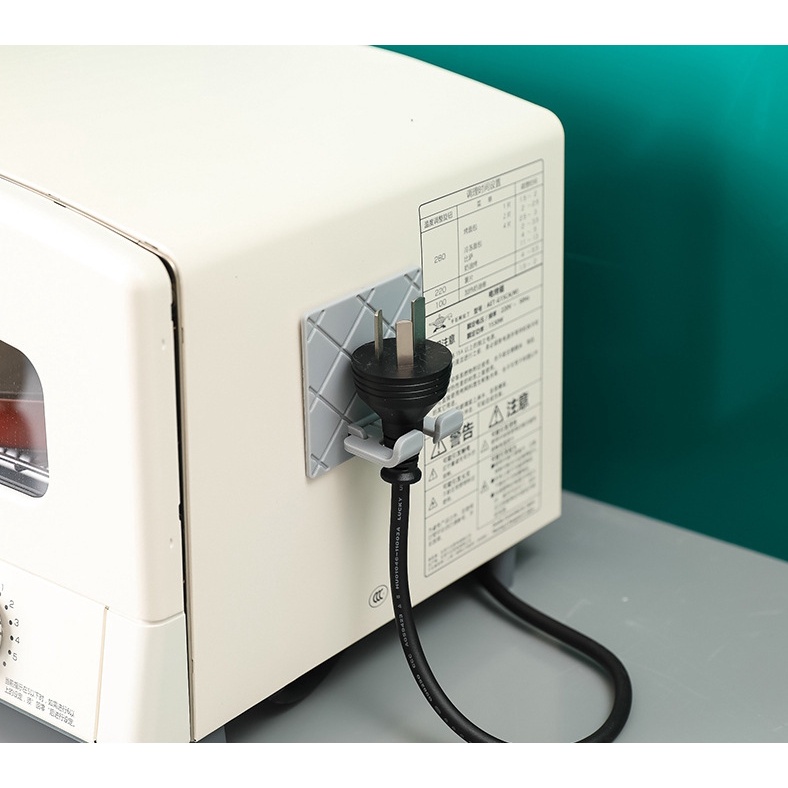 Móc Treo Phích Cắm Điện Gắn Tường Đa Năng Có Thể Gấp Gọn Tiện Dụng