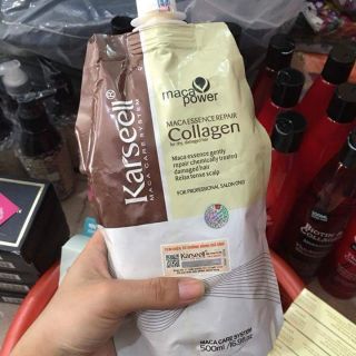 Hấp dầu phủ bóng siêu mềm mượt collagen Karseell Chính Hãng