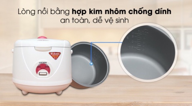 [Mã ELHADEV giảm 4% đơn 300K] [Chính Hãng] Nồi Cơm Điện Cuckoo Cr-1021 BH 24 tháng