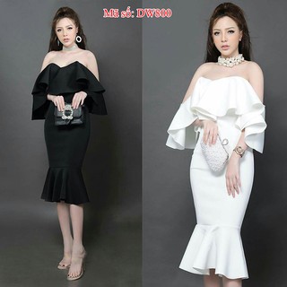 Đầm bèo ngực đuôi cá - Hàng thiết kế