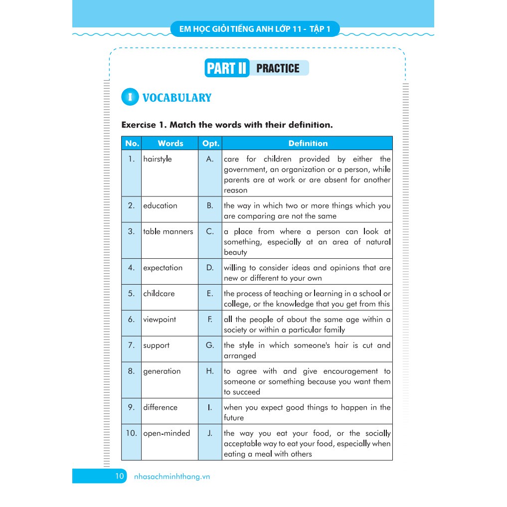 Sách - Em học giỏi tiếng Anh lớp 11 tập 1 Tặng Bookmark