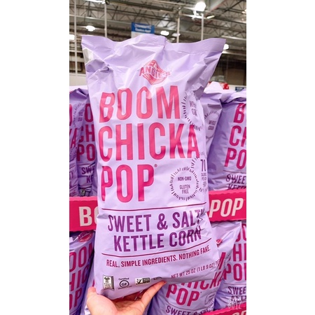 (Hàng Mỹ) Bắp rang bơ Boom Chicka Pop Size 709gr