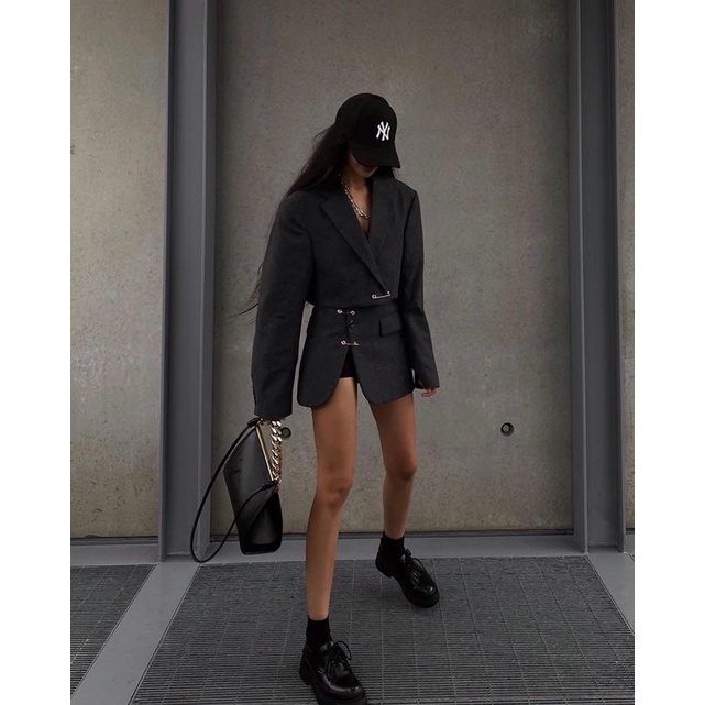 Set áo khoác CROP TOP BLAZER Châu Âu high fashion chuẩn xịn 2hand like new (lựa mẫu IG dma.fashions ) | BigBuy360 - bigbuy360.vn