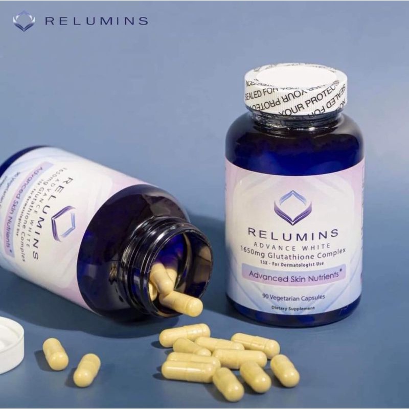 Viên Uống Siêu Trắng Da Relumins Advance White 1650mg