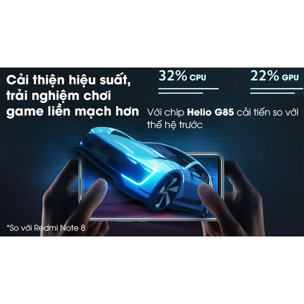 Điện Thoại Xiaomi Redmi Note 9 4GB/128GB - Hàng Chính Hãng