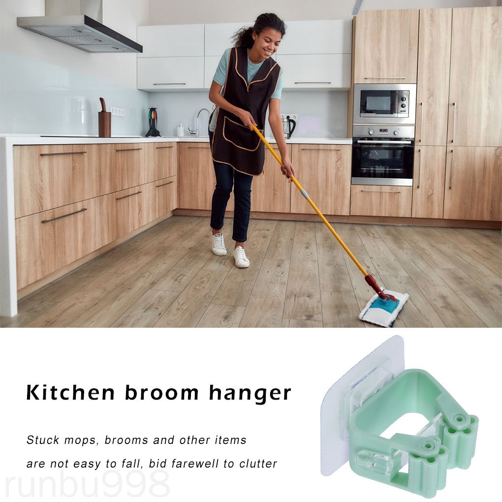 Giá Đỡ Cây Lau Nhà Gắn Tường Nhà Tắm / Nhà Vệ Sinh / Nhà Vệ Sinh Tiện Dụng Runbu998