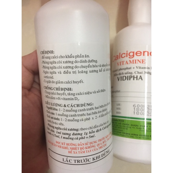 Calcigenol sữa giúp phát triển xương và răng cho bé