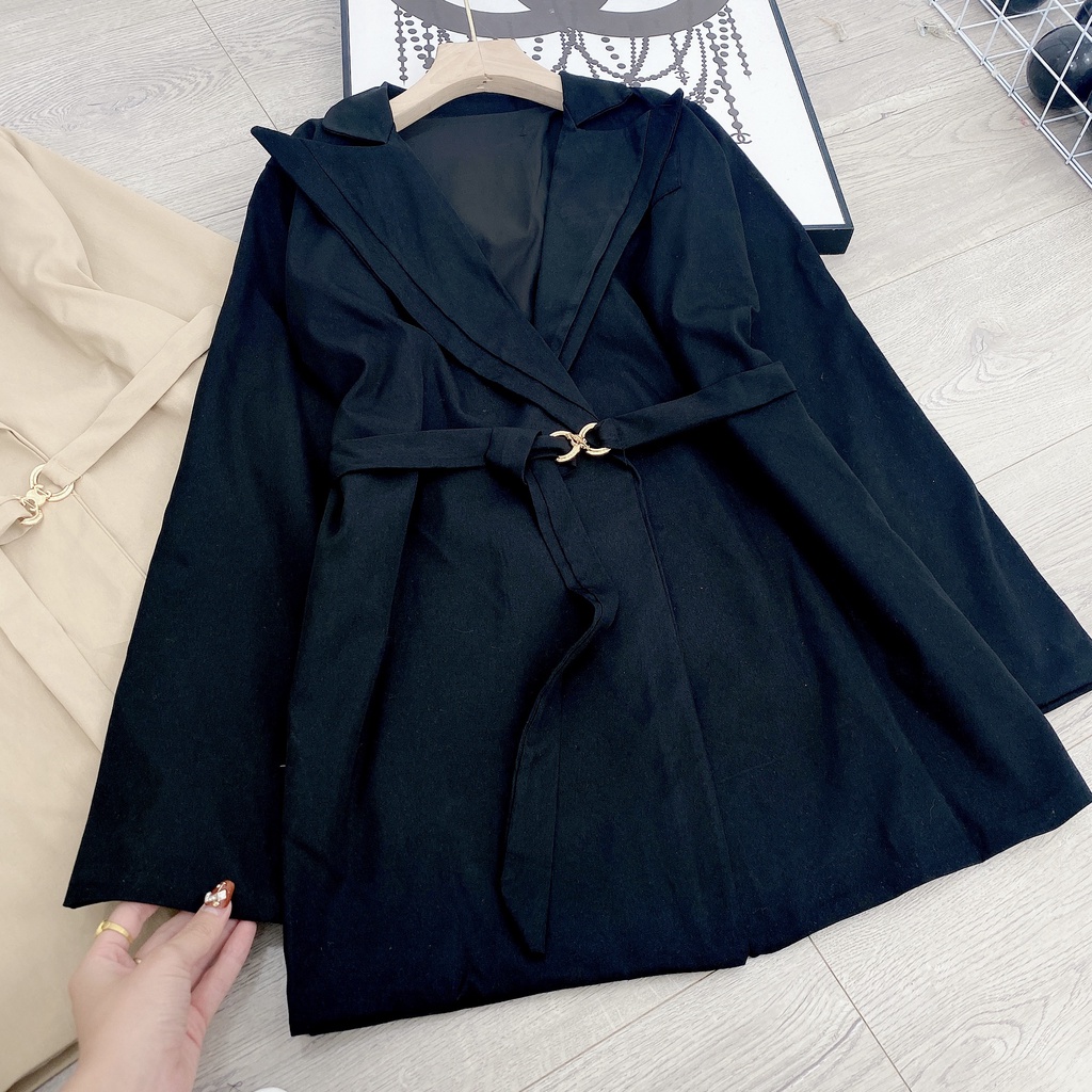 Áo khoác vest khuy cài eo siêu hot BN613