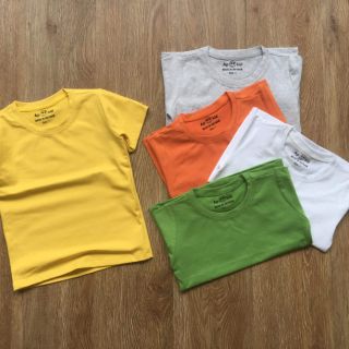 Combo 6 áo thun cổ tròn cho bé