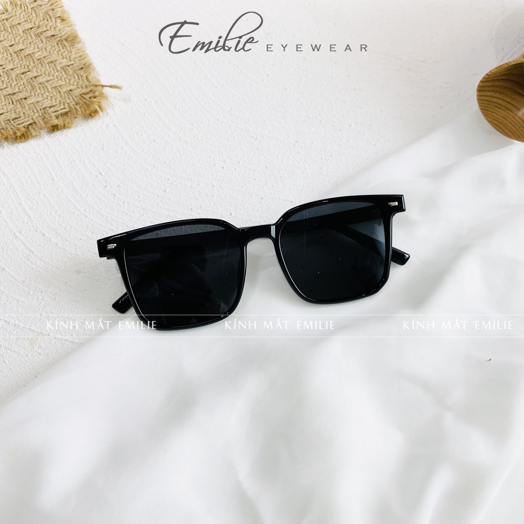 Gọng kính râm nhựa dẻo mắt Polazoid cao cấp nam nữ Kính mắt Emilie phụ kiện thời trang 2198