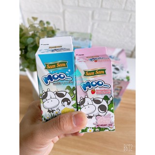 Một hộp kẹo sữa bò nén Malaysia hộp giấy 30g