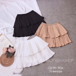 Chân váy dập ly