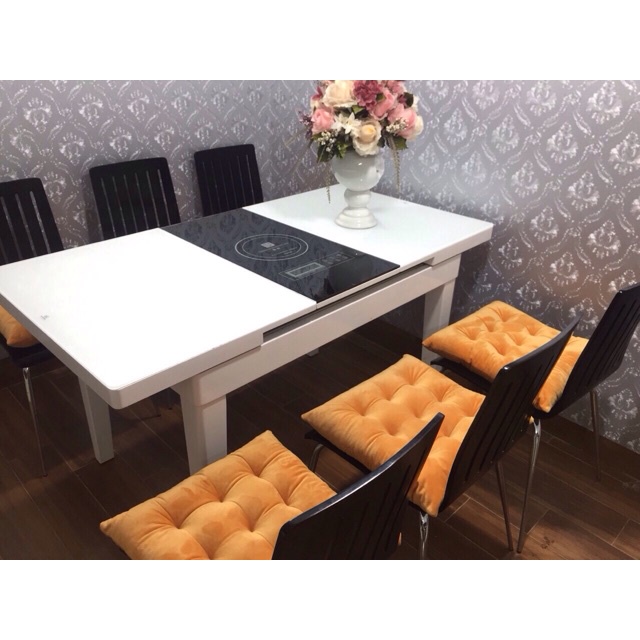 Đệm lót ghế, đệm ngồi bệt 45cmx45cm vải nỉ nhung, đệm ngồi đa năng