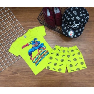 Bộ cotton 4c bé trai