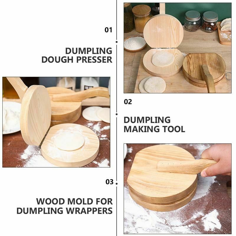 Dụng Cụ Làm Bánh Bao Bằng Gỗ Tiện Dụng Cho Gia Đình