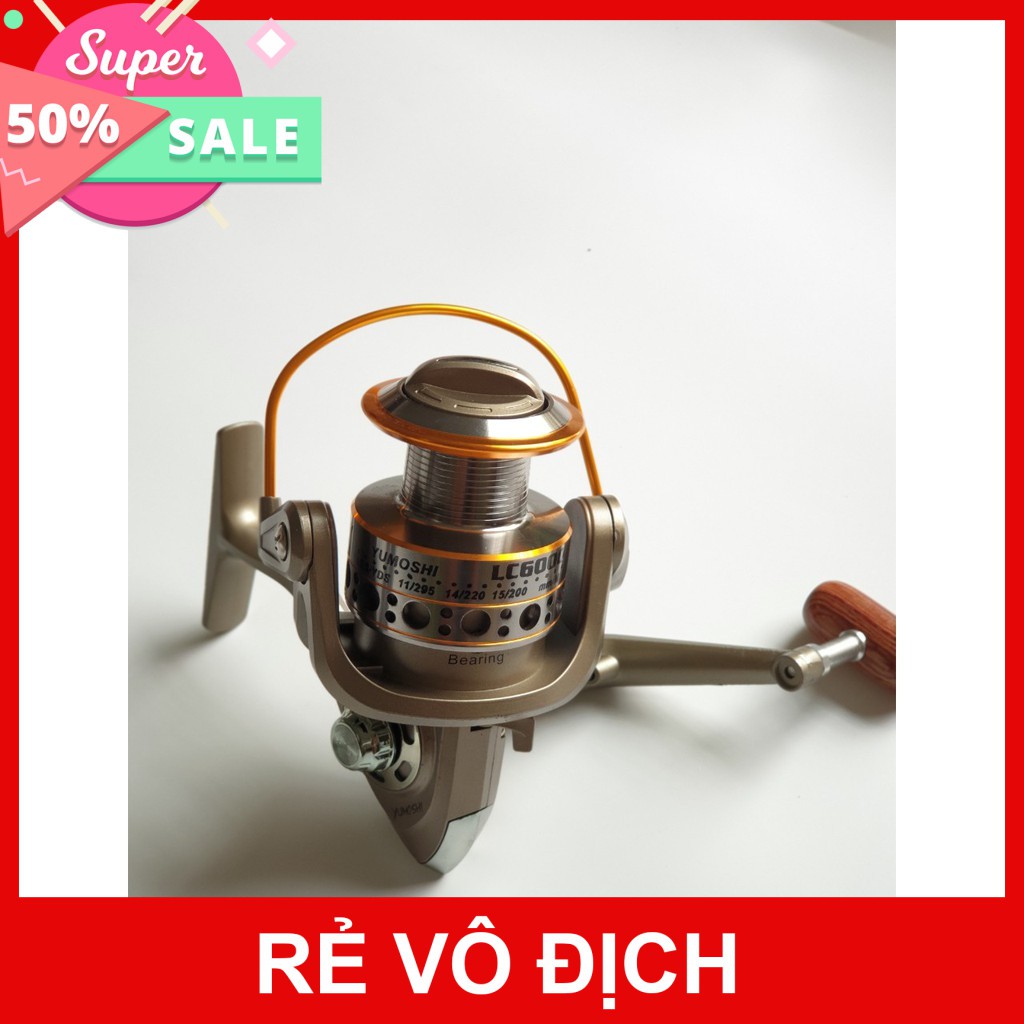 Máy câu cá yumoshi lc 3000-7000 -giá rẻ bèo béo beo | Real Fishing