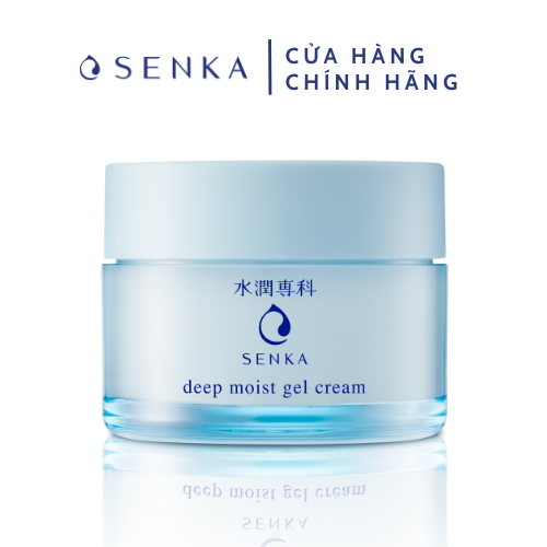 Mặt nạ ngủ cấp ẩm chuyên sâu dạng gel Senka Deep moist Gel Cream 50g