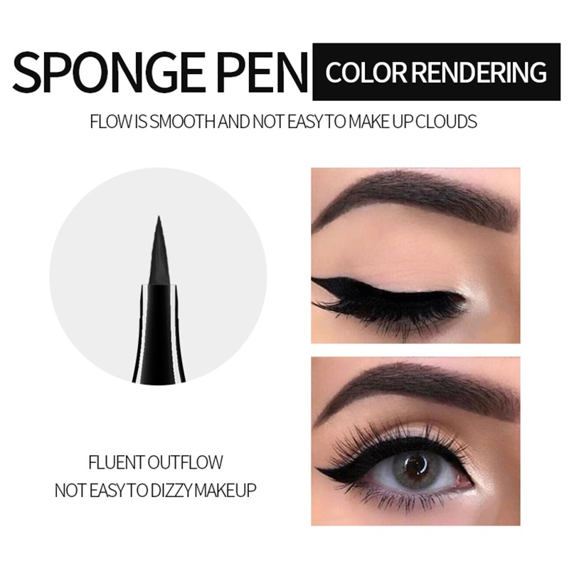 Bộ mascara và bút kẻ mắt YANQINA 4D chống thấm nước không nhòe | BigBuy360 - bigbuy360.vn