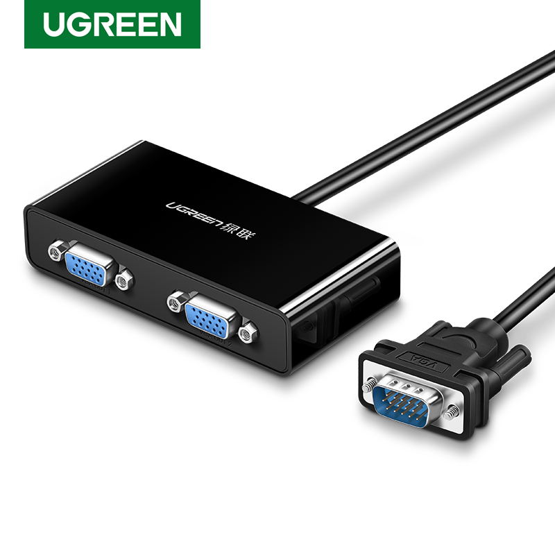 Ugreen Đầu Chia VGA 2 Cổng 1080P 2 Trong 1 Cho PS4 TV Máy Chiếu