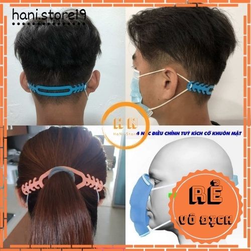 Dây Đeo Khẩu Trang Y Tế [HCM H.Tốc 30P] Tai Giả - Quai Gài Khẩu Trang- Chống Đau Tai - Chất Liệu Silicone Mềm | BigBuy360 - bigbuy360.vn