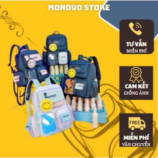 Balo Bama 444 Backpack tặng kèm túi tròn mini siêu hot