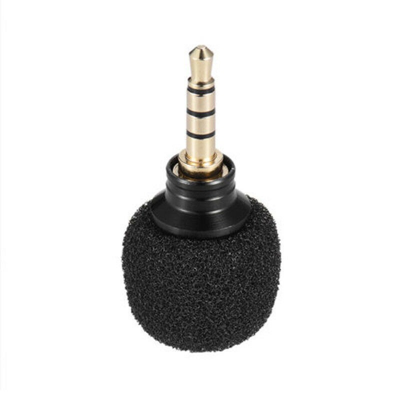 3.5mm Mini Black Stereo Microphone for Mobile Phone Smartphone Recording