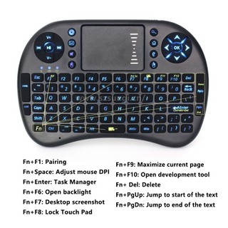 Bàn phím không dây Mini keyboard LED