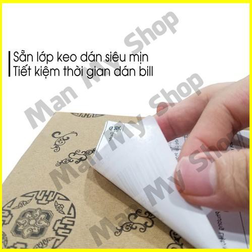 Giấy In Nhiệt, In Bill Hóa Đơn Khổ A6 Tự Dính Giá Rẻ Dạng Tệp 500 Tờ In Đơn Shopee TMĐT Có Sẵn Lớp Dán Man My Shop