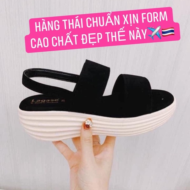 Giày sandal bánh mì cao cấp chuẩn Thái Lan siêu đẹp (Form giày Thái Lan rộng nên lùi lại 1 size - VỀ SẴN GIAO HỎA TỐC)