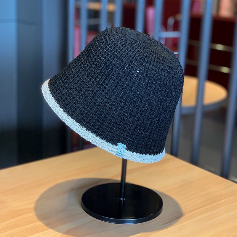 Nón Tai Bèo Đan Len Thoáng Khí Che Phủ Toàn Diện Phong Cách Hàn Quốc Thời Trang Xuân Thu Mới Cho Nữ